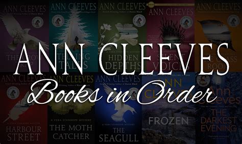 do you need to read ann cleeves books in order