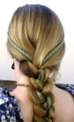 how to braid a ribbon into your hair: exploring the art of hair decoration