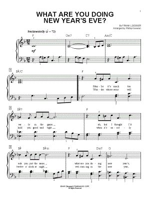 What Are You Doing New Year's Eve Sheet Music? – An Examination of Celebratory Notation Trends